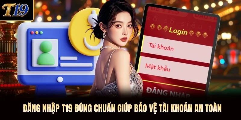 Đăng nhập T19 đúng chuẩn giúp bảo vệ tài khoản an toàn