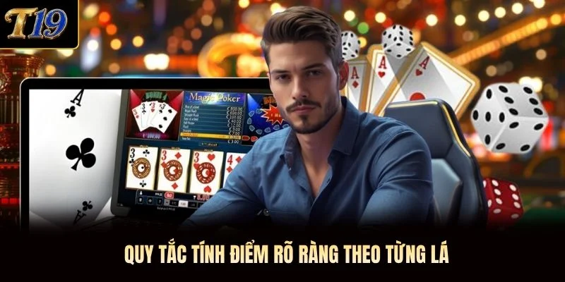 Quy tắc tính điểm rõ ràng theo từng lá Quy tắc tính điểm rõ ràng theo từng lá
