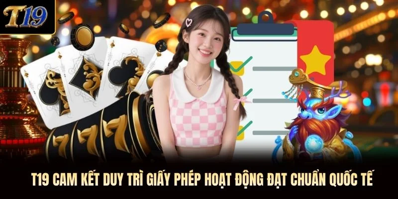 T19 cam kết duy trì giấy phép hoạt động đạt chuẩn quốc tế